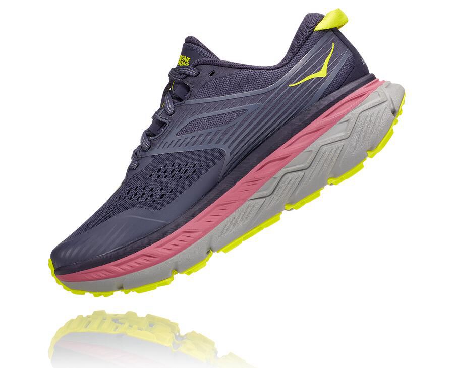 Tenis Trail Hoka One One Feminino Azul Marinho - Stinson Atr 6 - 324-MZBXCV